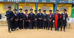 Graduation Ceremony in the AUU Affiliate Campus in Sierra Leone