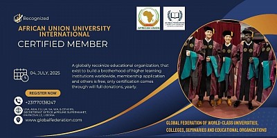 AUUI is a Certified Member of the Global federation of World Class Universities, Colleges and Seminaries